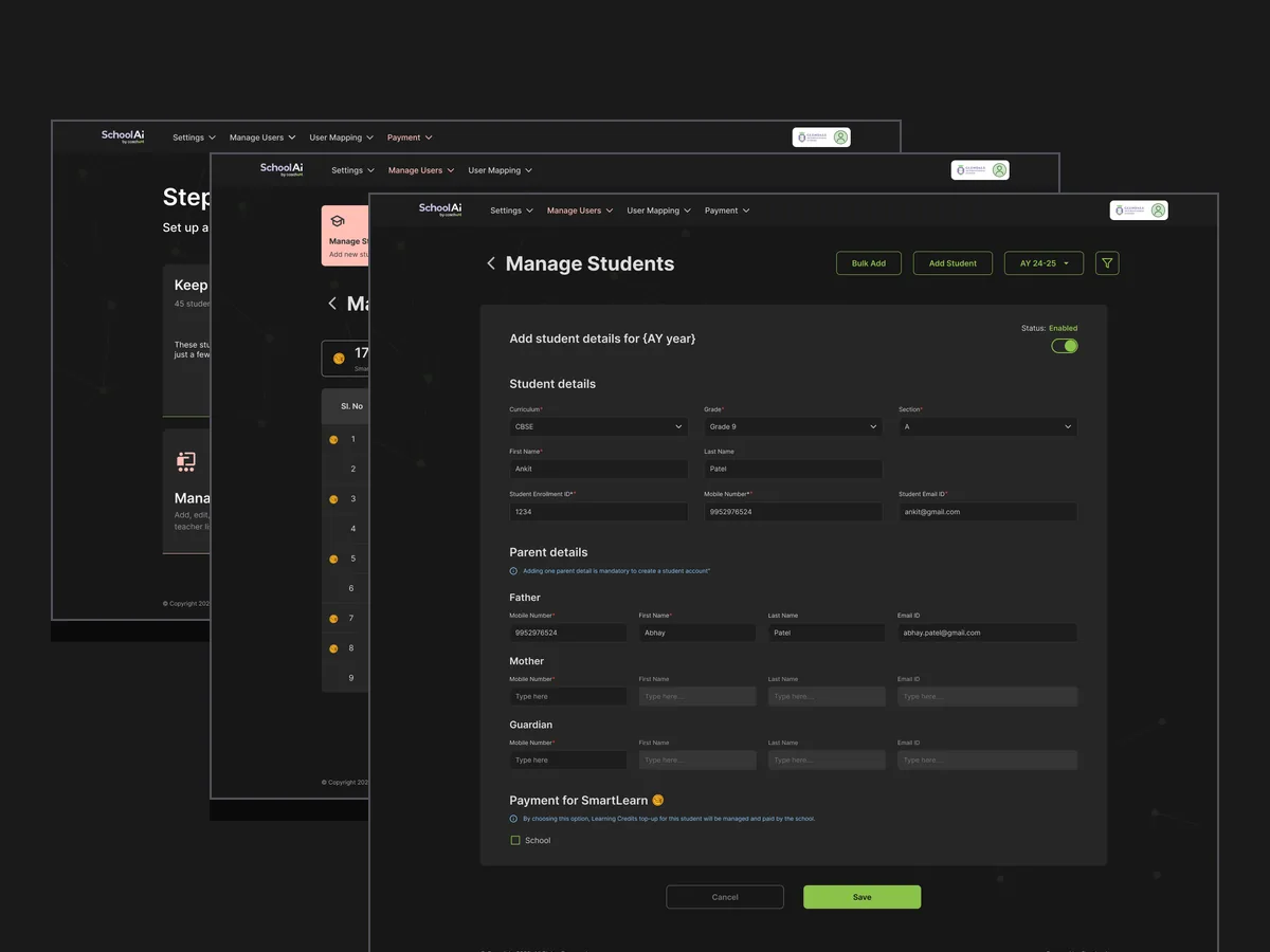 Coschool Admin Revamp