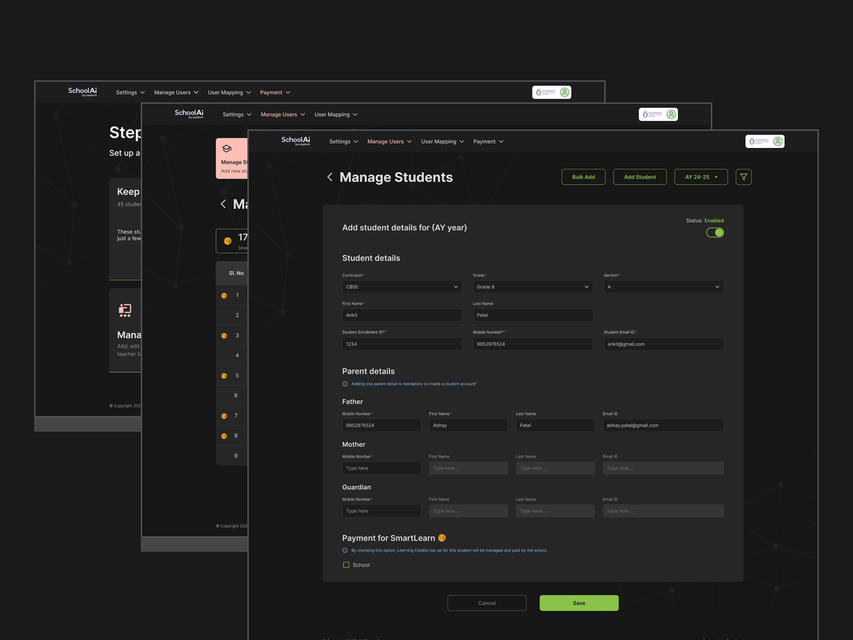 Coschool Admin Portal Revamp Hero