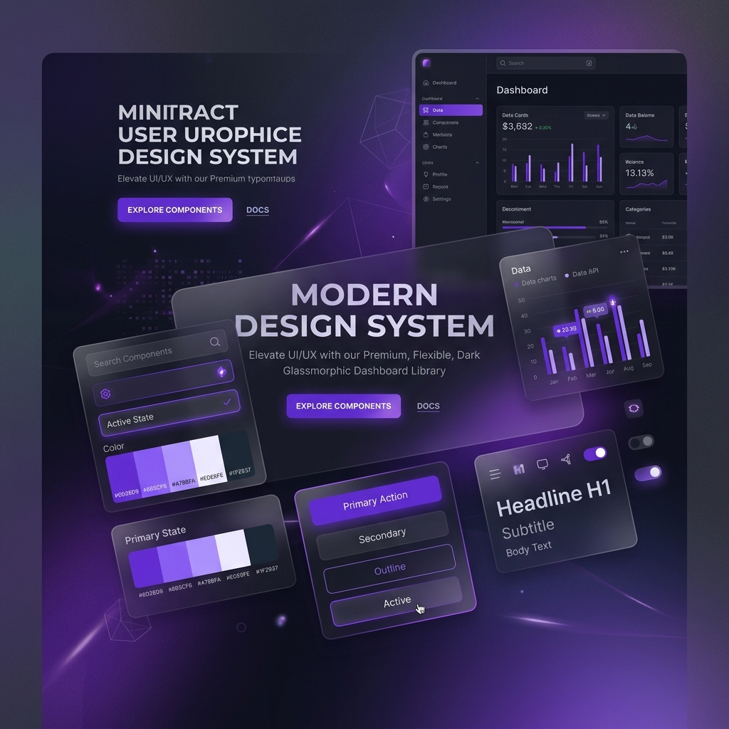 Coschool Purple Ice Design System Hero