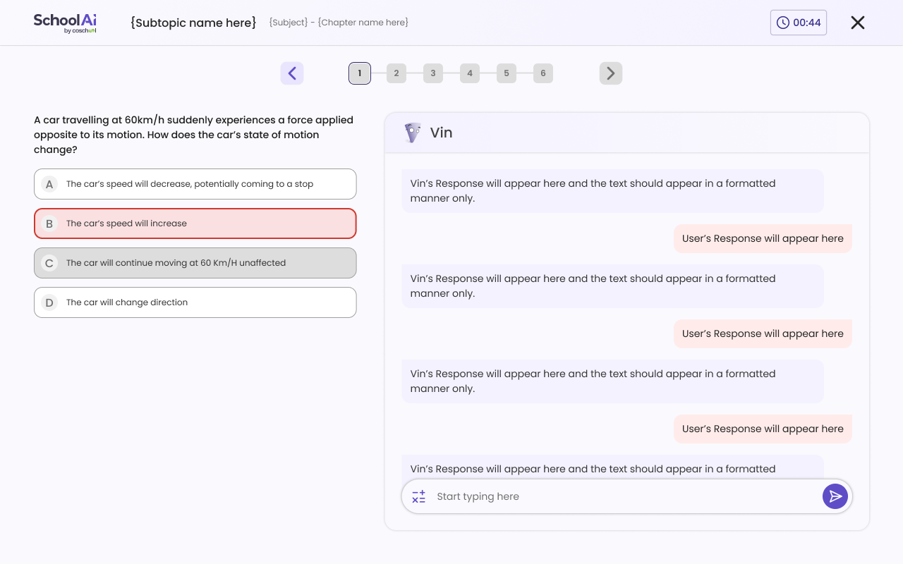 Clarifying question loop
